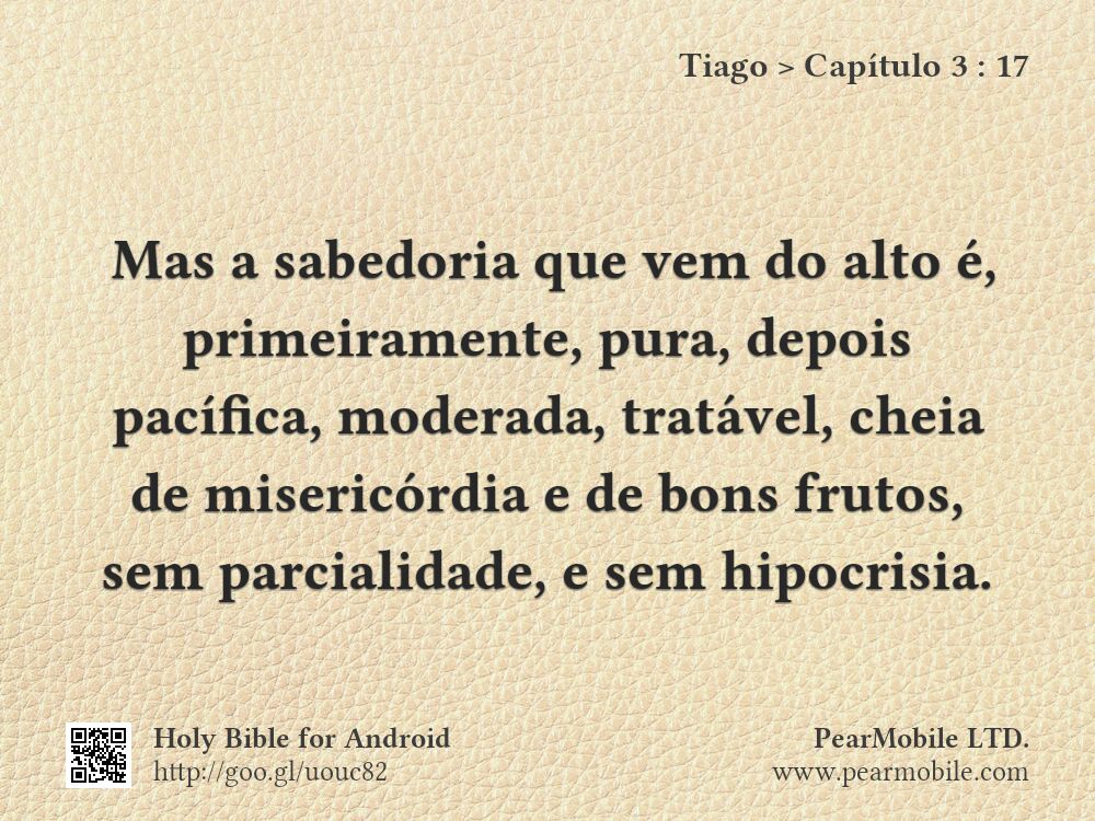Tiago, Capítulo 3:17